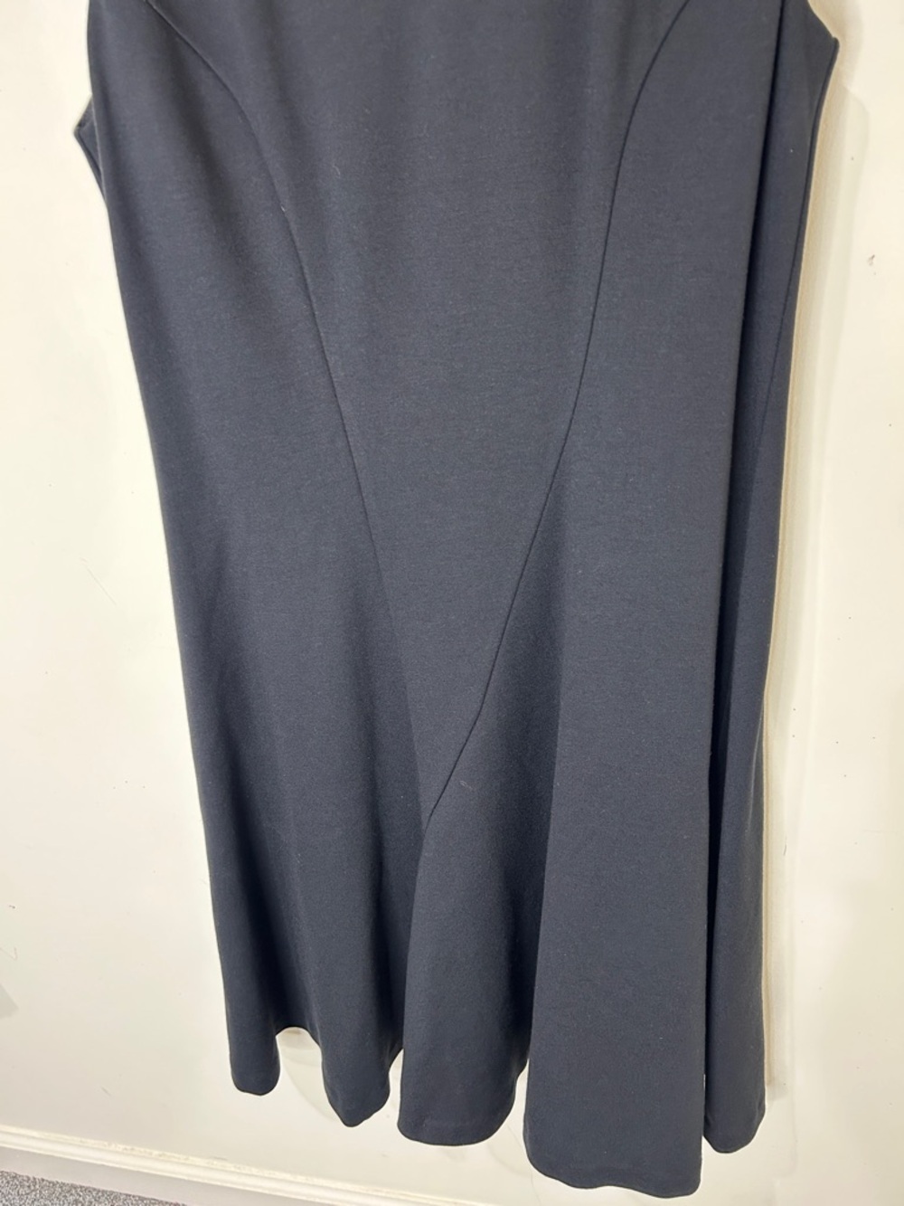CAbi 3649 Ponte Performance Sleeveless Fit & Flare Dress Black Size Medium - Picture 7 of 13